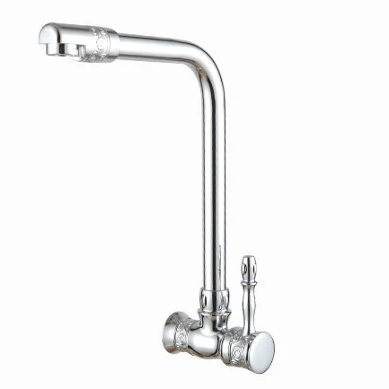 

L15518 - Luxury Wall Mounted Brass Material 360 Degree Spout Cold Tap