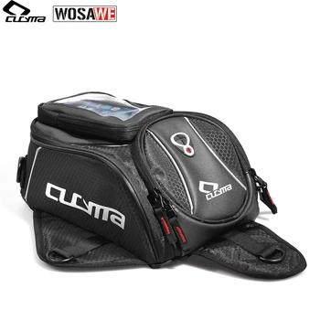 

CUCYMA Motorcycle Fuel Tank Bags Mobile Phone Touch Screen Earphone Bag Motorbike Magnetic Bag Shoulder Bag for iPhone xiaomi
