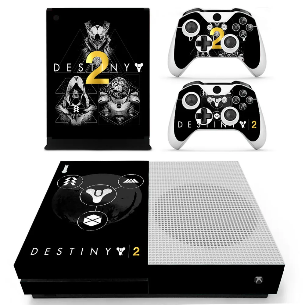 Игра Destiny 2 наклейка на кожу для microsoft Xbox One S консоль и 2 контроллера для Xbox One S Наклейка на кожу