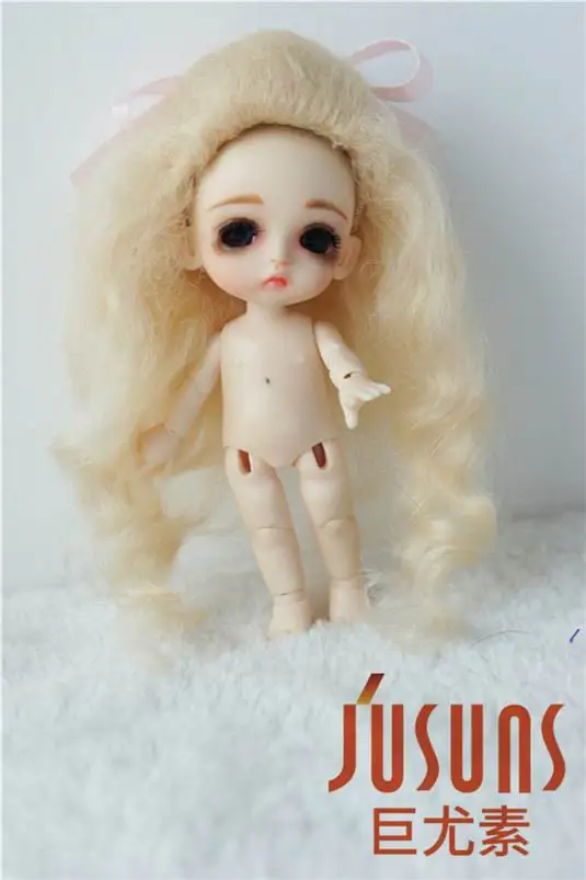JD327 милые курчавый bjd кукла парики 3-4 дюймов крошечные dolll Симпатичные Вьющиеся мохер bjd куклы аксессуары