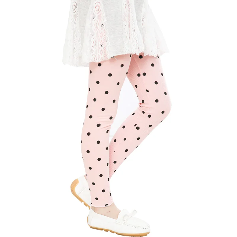 Buy Girl Leggings Lovely Polka Dot Girls Knitting