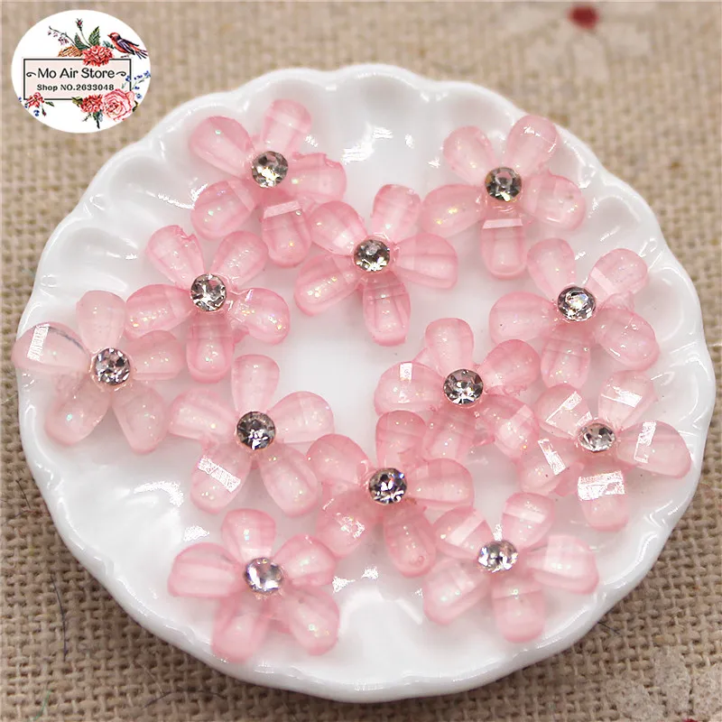 10mm Mixed Color Rhinestone Flower Camellia Resin Flatback Cabochon 50pcs DIY jewelry/Phone Decoration ornament crafts,resin ornaments,resin crafts,resin crafts accessories