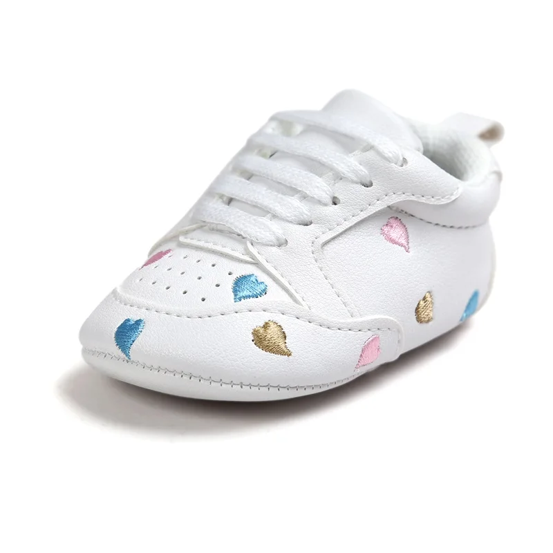 Новинка; дышащая спортивная женская обувь для малышей; Белая обувь; детская обувь; нескользящая обувь с мягкой подошвой для малышей