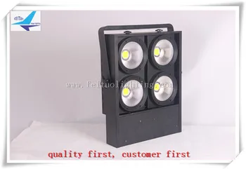 

Free shipping 6 pieces with flight case theatre lights 4x10w warm white or cool white stage led blinder