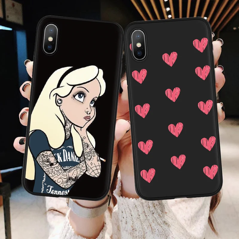 

Retro Mona Lisa Printing Black Soft Phone Case For One Plus 5T Fundas For Oneplus 6 6T oneplus6 Princess TPU Back Cover Coque