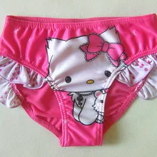 Розничная, купальный костюм с котом для девочек, купальные трусы, детская пляжная одежда, купальный костюм, летний UPF 50+ для 0-2 лет, RT86