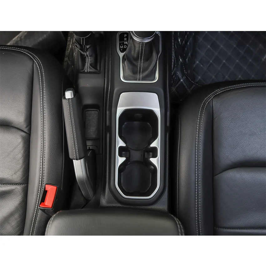 

JXKaFa подходит для Jeep Wrangler JL 2018 вверх автомобильный держатель стакана для воды панель Декор Рамка ободок аксессуары для стайлинга автомобиля