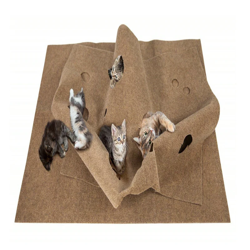 

Unique Cat Toy For Pet Training Mat Cat Agility Training Mat Cat Biting Pad Squirrels Rabbit Tunnel Cat Supplies Non-toxic Cloth