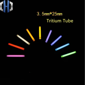 

3.5*25mm New Size Automatic Light 210 Years Glowing Tritium Tube EDC DIY Outdoor Tools