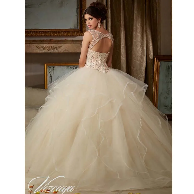 Vestido 15 anos голубое праздничное платье Jewerly бальное платье из тюля дешевые пышные платья милые 16 платья дебютантные платья