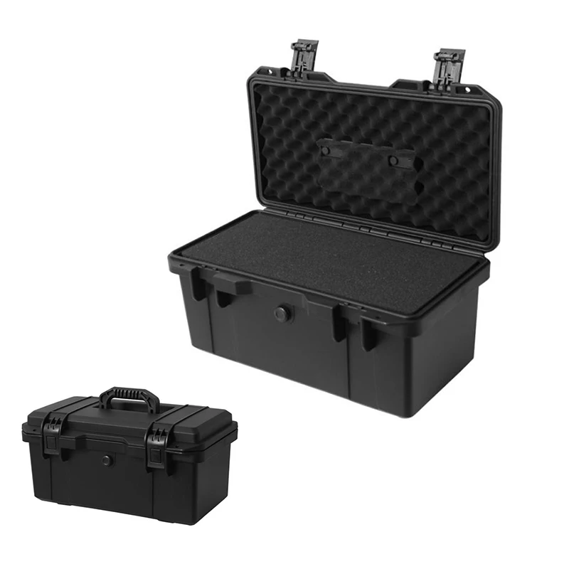

Protective Safety Toolbox Large Tool Box Household Maintenance Electrician Tool Case Thicken Anti-fall Hardware Toolbox W Foam