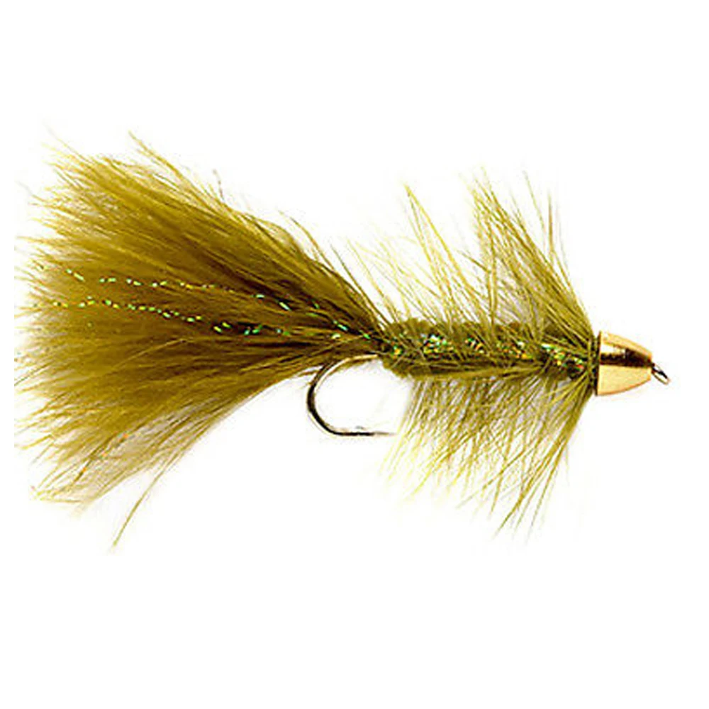 6pcs Aventik CH Wooly Bugger Olive Flies Dry Trout Fly Flies Various