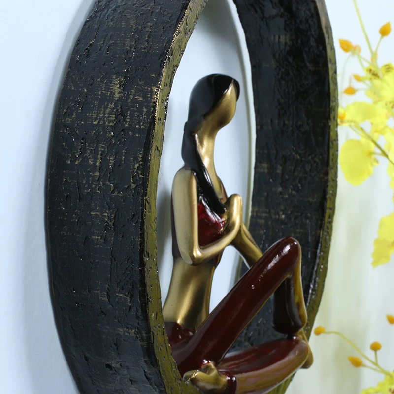 Billig Moderne Abstrakte Kunst Harz Yoga Pose Statue Yoga mädchen wandbehänge Dame skulptur kunst deco, moderne wohnaccessoires, handwerk ~