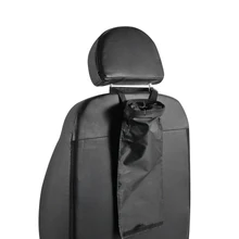 1 шт. портативный автомобильный мусоросборник мешок для мусора Пылезащитная задняя коробка для хранения мусора коробка для шпилек чехол держатель для мелочей Органайзер сумки с карманами мусорное ведро