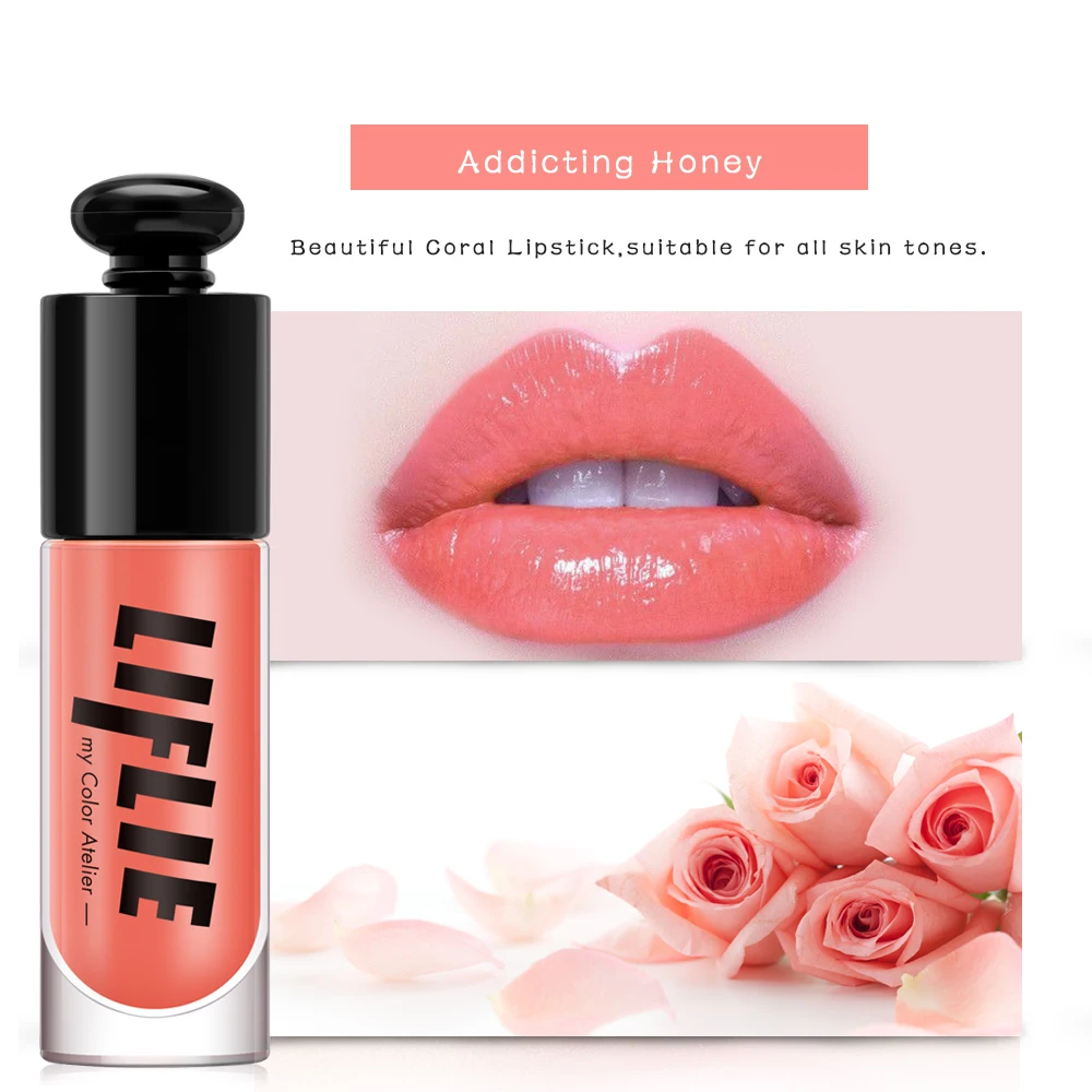 PF79 6 Colors Lip Gloss Makeup Lip Stain Long Lasting Moisturizer Lip Tint Lipgloss Full Professional Makeup