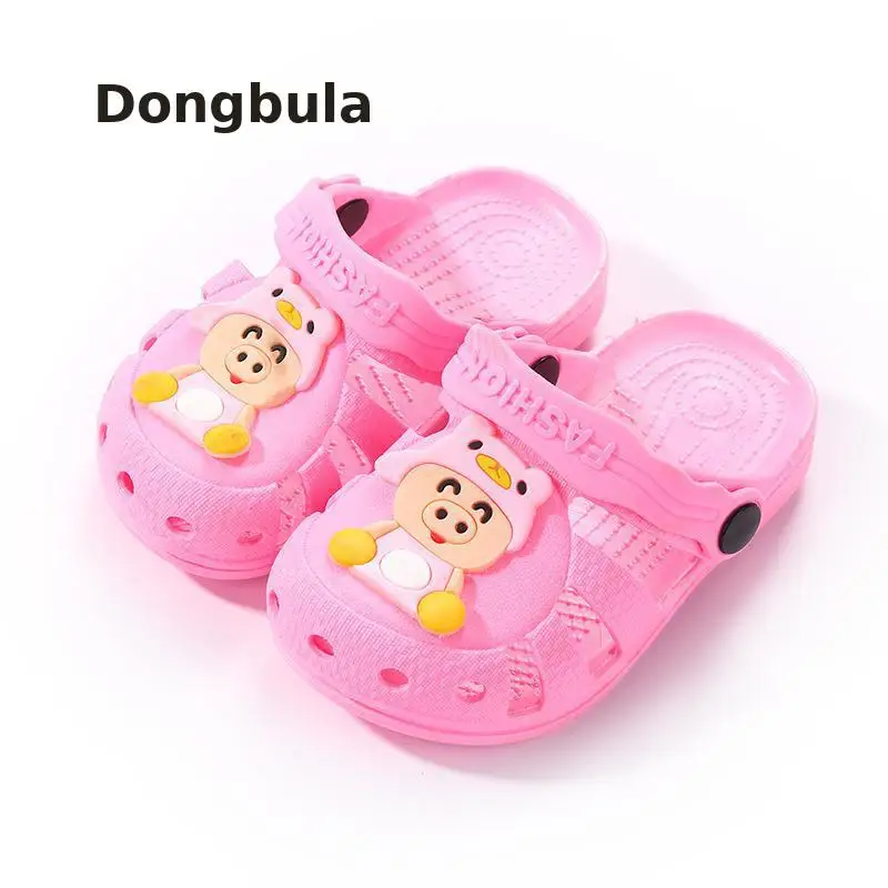 

Summer Children Slippers For Girls House Sandals Baby Slippers Boys Flat Animal Flip Flop Kids Non-slip Home Loafer Shoes New