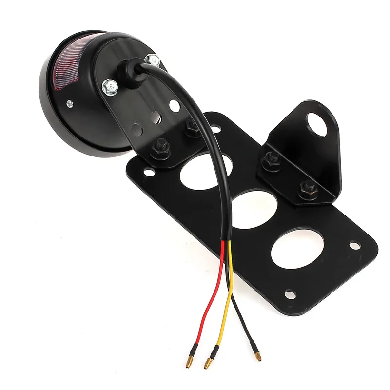 Neoteck 12V задний фонарь для мотоцикла с кронштейном номерного знака LED|Светодиодные