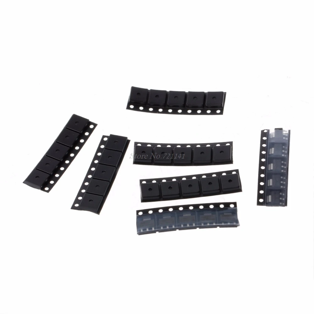 

35 Pcs 7 Value AMS1117 1.2V-5.0V/ADJ Voltage Regulator Tube Stabilization IC Assorted Kit