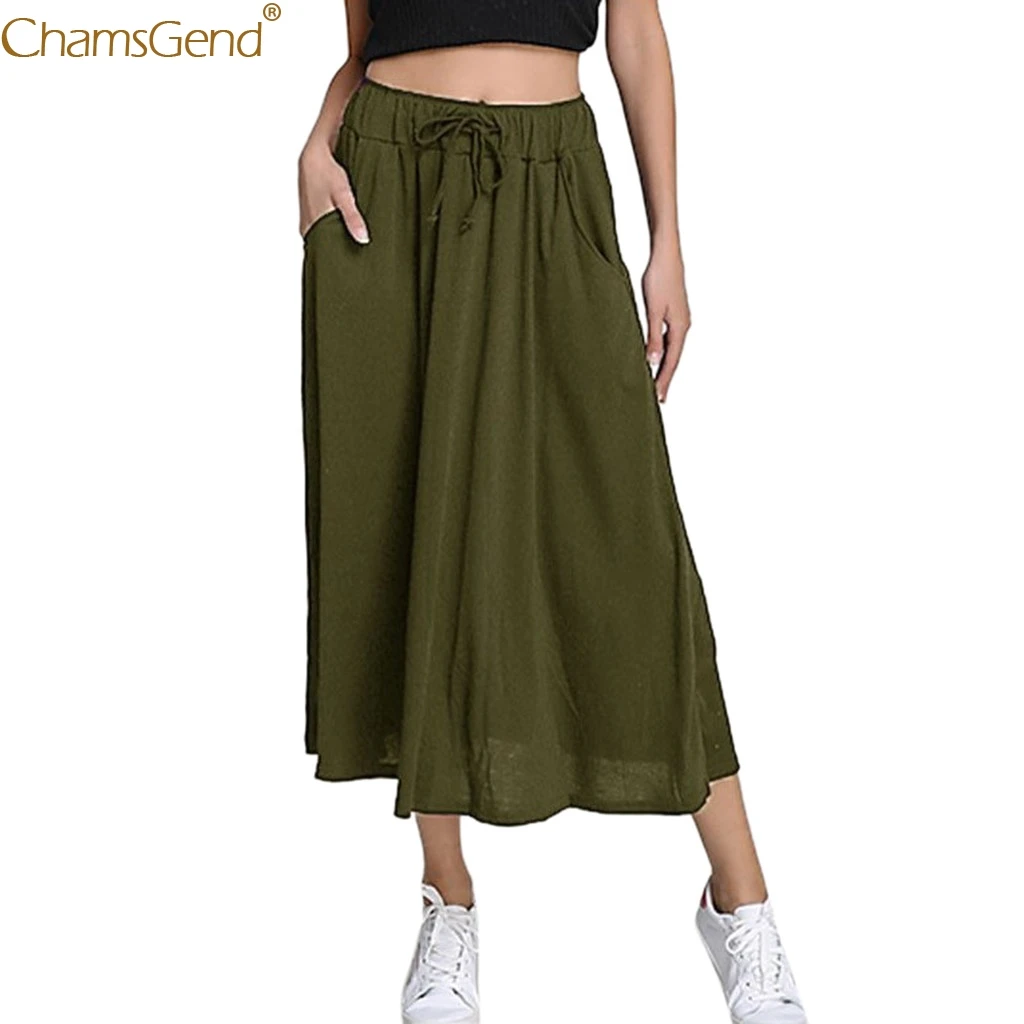

Summer Long Skirts Womens Maxi Skirt Mermaid Solid Color PolyesterFashion High Waist Pleated A-line Maxi Skirts For Women Jun