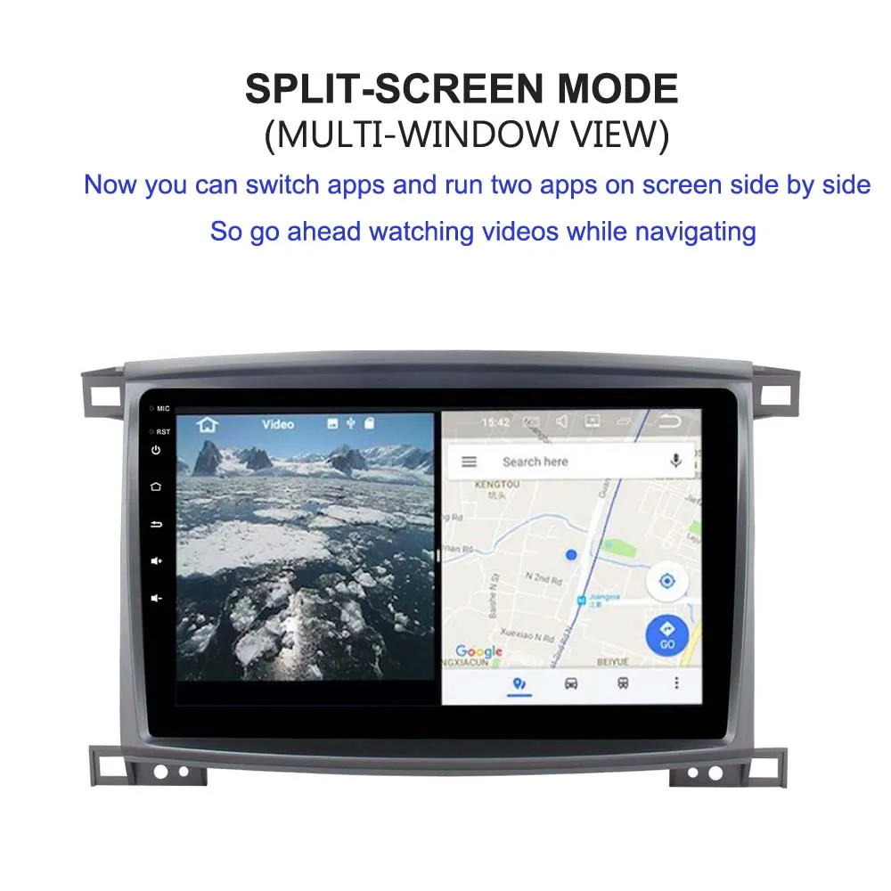 Flash Deal Stereo Head Unit Android 8.0 GPS for Toyota Land cruiser LC100 2003 - 2008 IPS Screen auto-radio navigation 4Gb ram PX5 8-Core 3