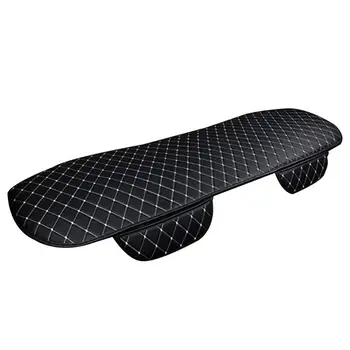 

New Car Seat Four Seasons Universal Without Backrest Slip-Free Tied Leather Embroidery High-End Seat Cushion