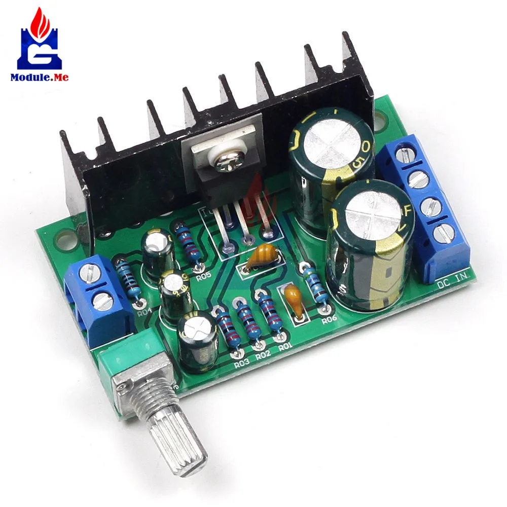 

diymore TDA2050 Audio Stereo Amplifier Board 1 Channel AC-DC 12-24V 5W -120W Amplifier Module with Adjustable Potentiometer