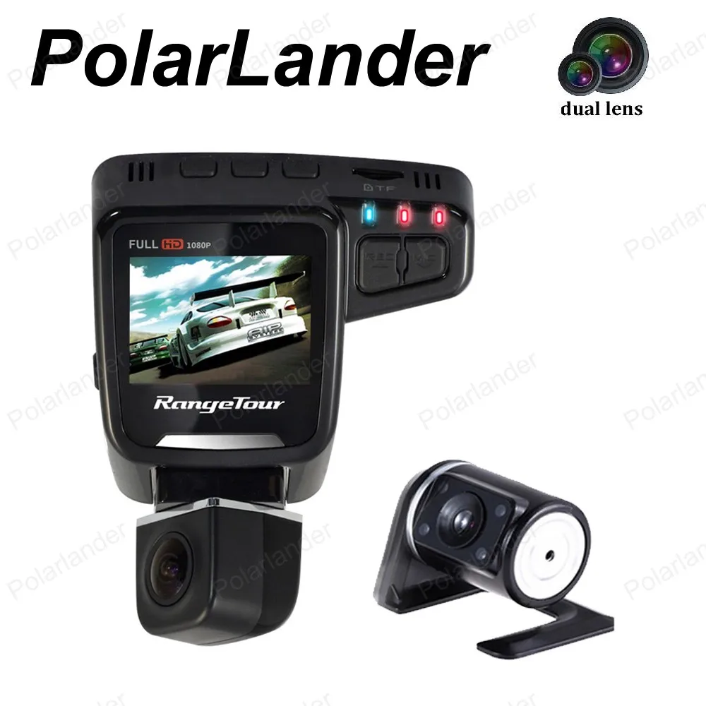 PolarLander C10s Plus 2.0-дюймовый ЖК-видео регистратор g-сенсор Full HD 1080P Автомобильный