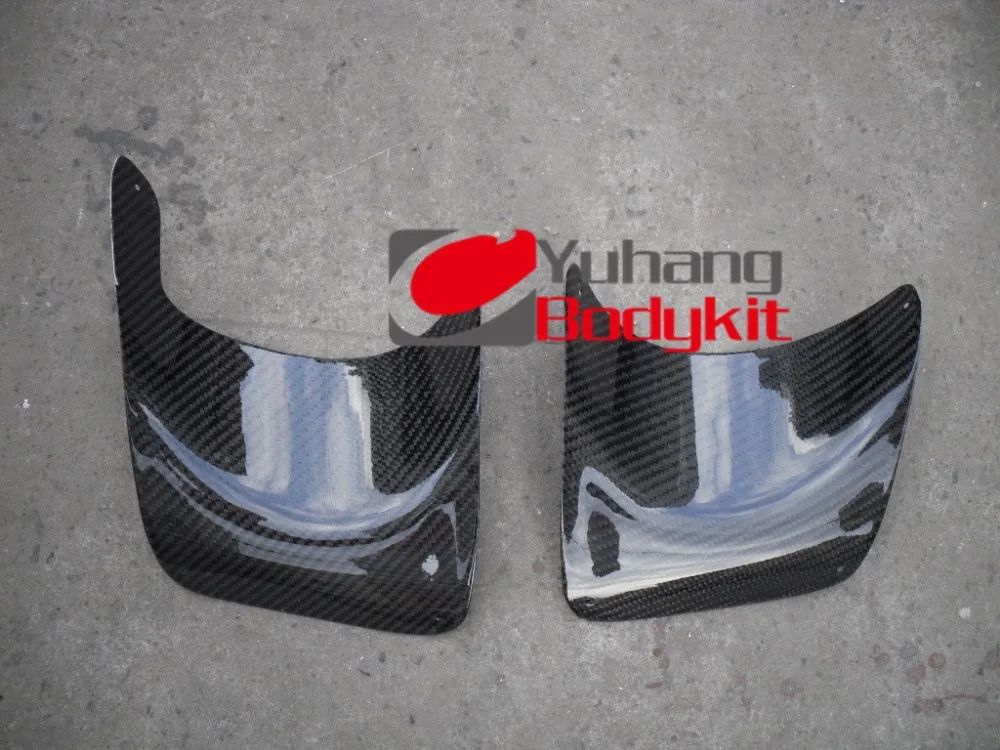 Carbon Fiber Exhaust Heat Shield Bumper Protector Set for Evolution X EVO 10