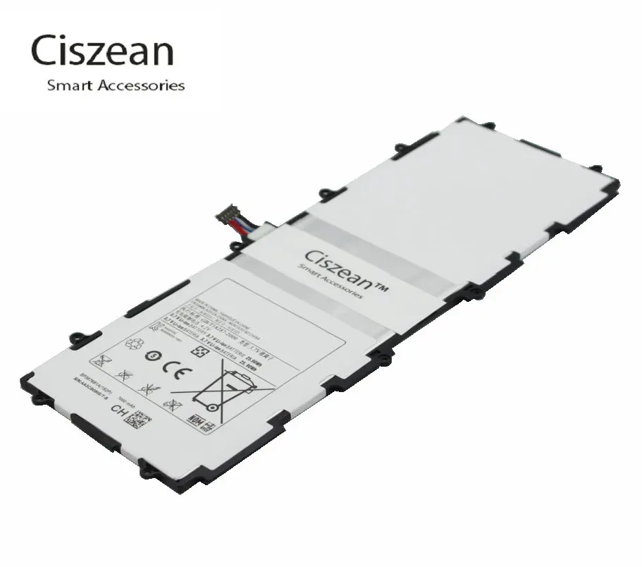 Ciszean 10x7000 mAh SP3676B1A(1S2P) замена Батарея для Samsung Galaxy планшет Tab 2 Примечание 10,1 P5100 P5110 P7500 P7510 N8000