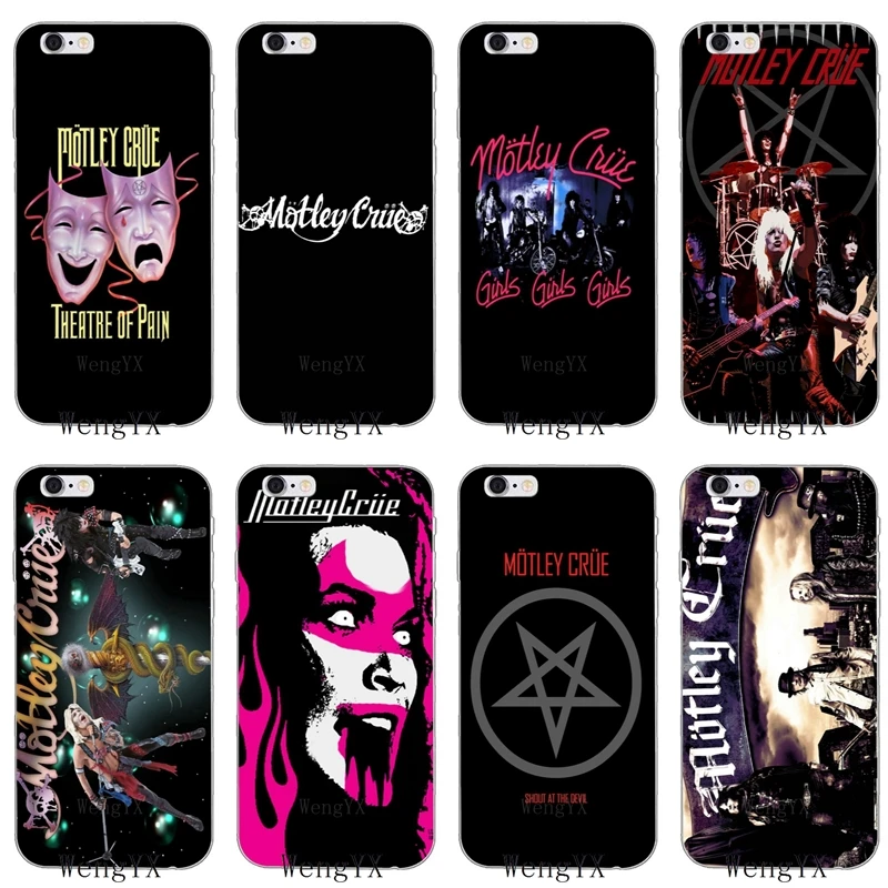 

Motley Crue Lube Slim silicone Soft phone case For iPhone X 8 8plus 7 7plus 6 6s plus 5 5s 5c SE 4 4s