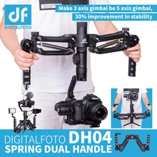 DH04 4,5 кг нагрузка 3 Z ось шарнирная пружина двойная ручка для DJI RONIN SC/S AK2000 AK4000 OSMO Zhiyun гладкая 4 крана 2 крана плюс