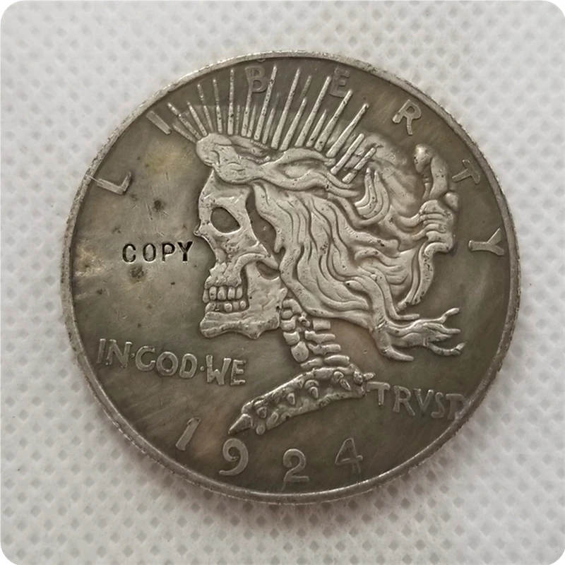 Копия Hobo Nickel two face США Морган доллар и мир монета копия доллара бесплатная