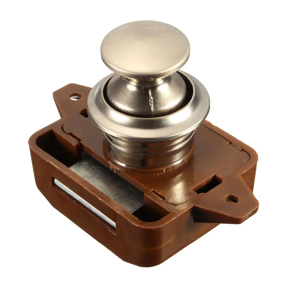New Push Button Cabinet Latch For Rv Motor Home Caravan Lock For