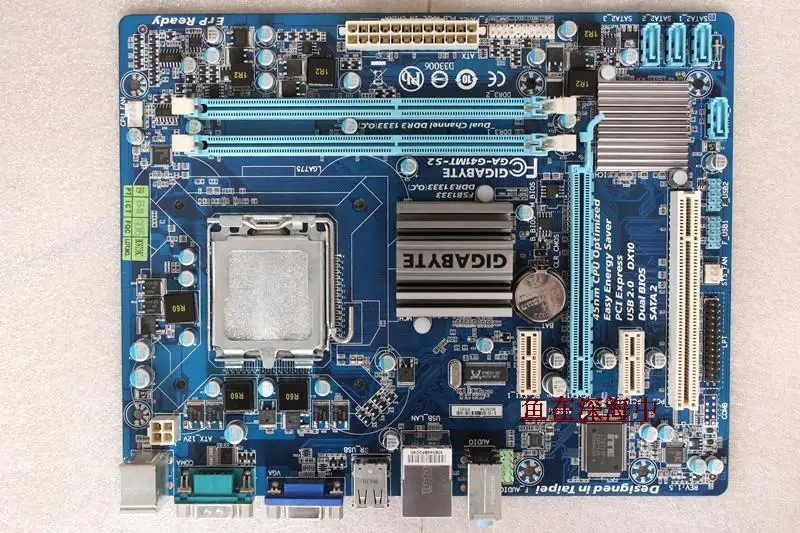 original motherboard for gigabyte GA-G41MT-S2 LGA 775 DDR3 board G41MT-S2 Fully Integrated G41 desktop motherboard Free shipping asus original ga g41mt s2 lga 775 ddr3 g41mt s2 8gb fully integrated g41 desktop motherboard