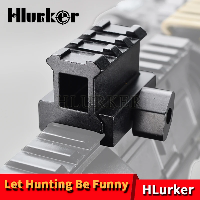 

Tactical Hunting Rifle Accessories 3 Slot Riser Mount 20mm Weaver Picatinny Rail Laser Flashligt Flat Top Riser Base Mounts