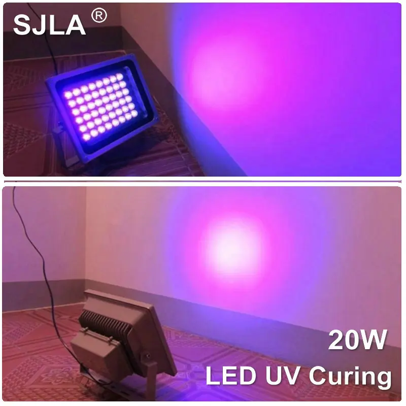 

Outdoor Lighting Waterproof IP65 Subzero Gallium-metal Printing Shadowless Glue Ink Light SJLA 20W Led UV GEL Curing Lamp