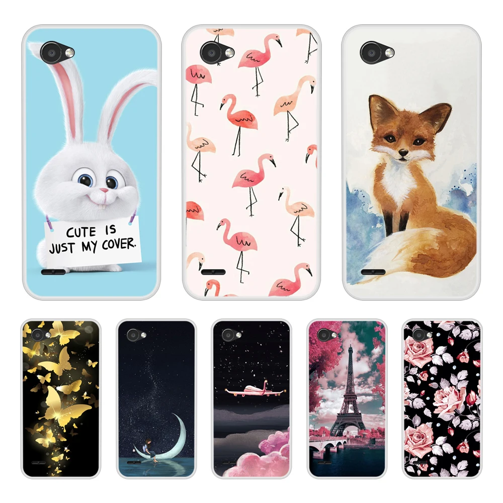 

Phone Case For LG Q6 Soft Silicone TPU Cool Design Patterned Printed For LGQ6 Case