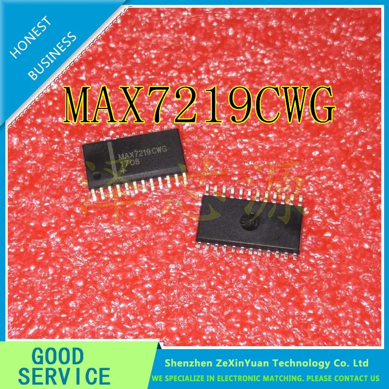 20 шт./лот MAX7219 MAX7219CWG MAX7219EWG SOP24 светодиодный дисплей драйвер чип