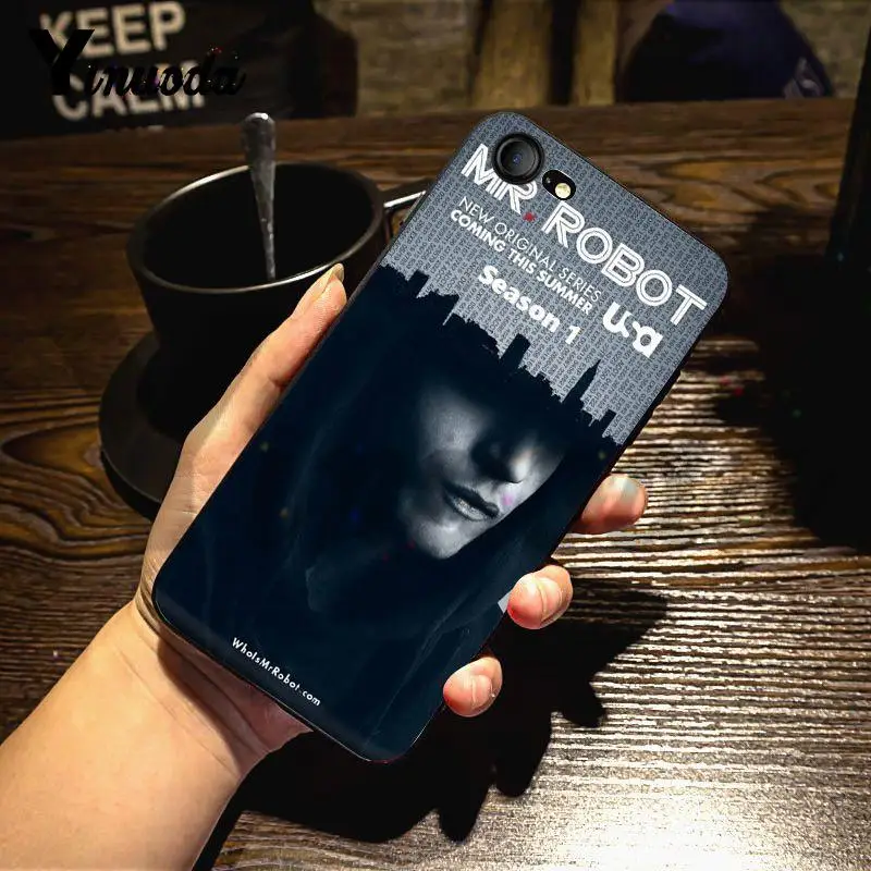 Yinuoda Mr Robot первоклассные аксессуары для телефонов Чехол для iPhone X 6 7 6s 7plus 8 8Plus XS XR 5C SE 11 11pro 11promax