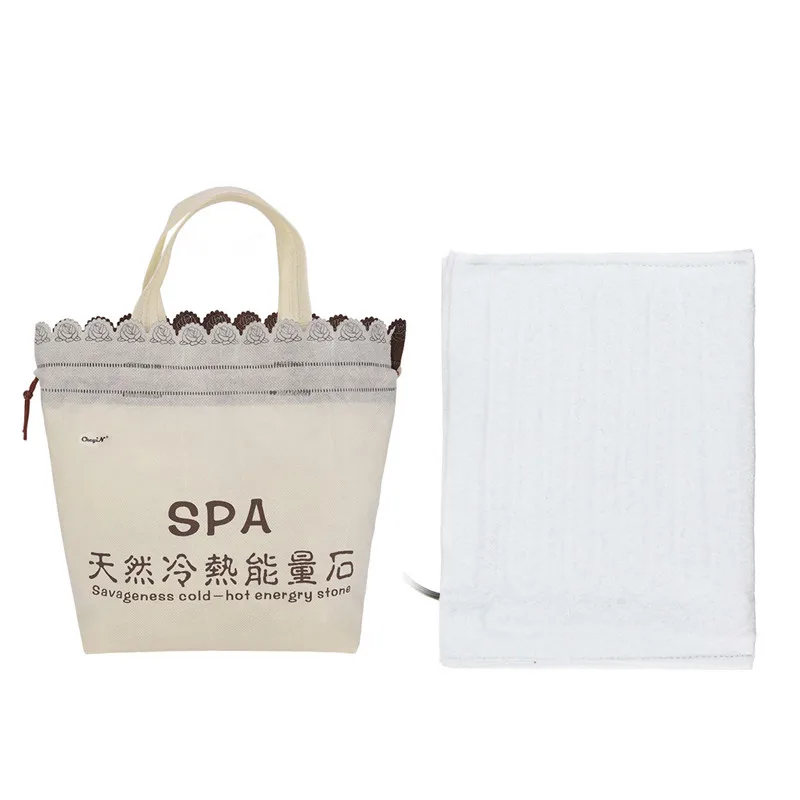 Ceny Ogrzewanie elektryczne torba lawa kamień masażu energii kamień wulkaniczny koraliki naturalne gorąca lawa kamień do masażu SPA zwolnić napięcie fizyczne