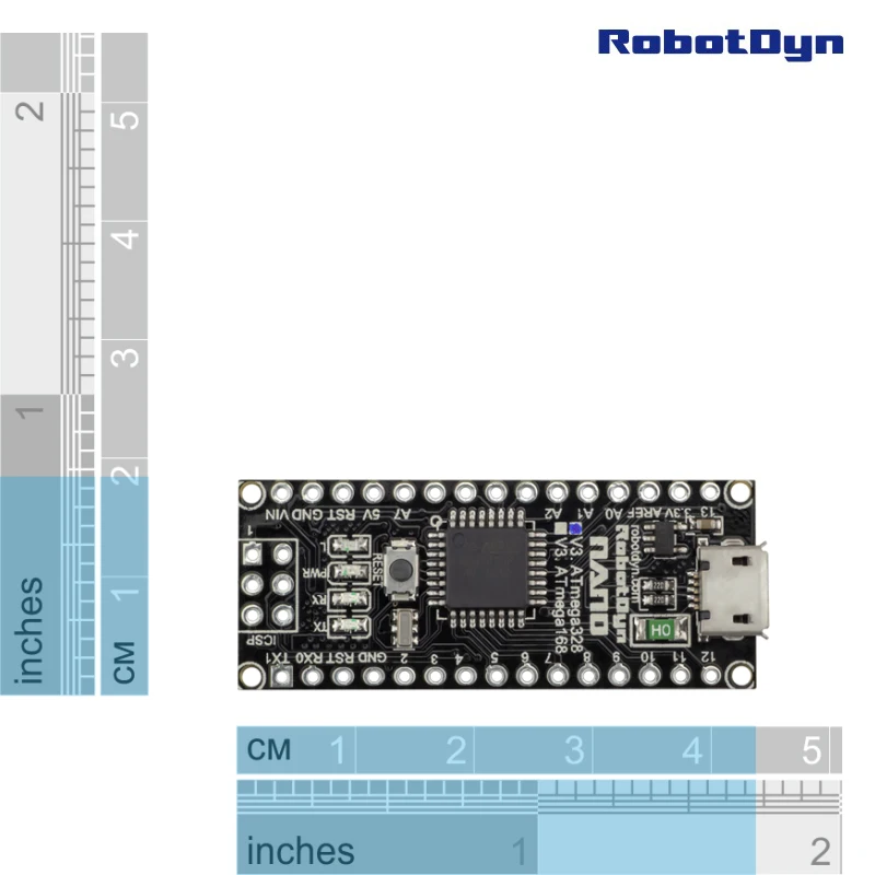 Arduino Pro Mini compatibile Board con Atmel ATmega 168 16mhz 5v 166