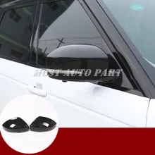 Stile Fibra di carbonio Copertura Dello Specchio Retrovisore Per Land Rover Range Rover Sport 2014-2019
