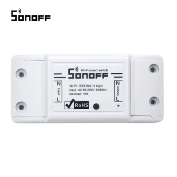 

Sonoff Basic/RF Wifi Switch Wireless Remote Control Smart Switch WIFI Automation Module DIY Timer Set Work With Alexa 10A/2200W