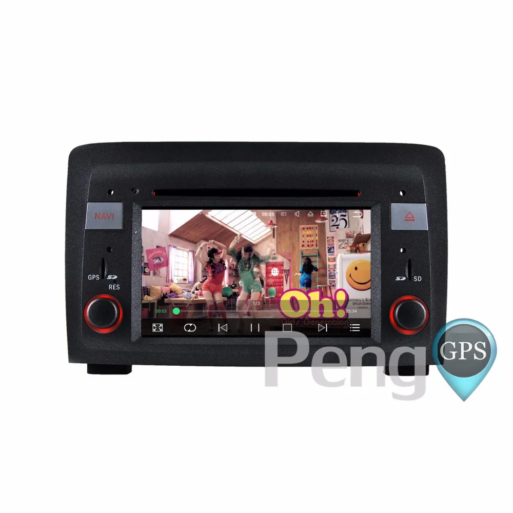 Четырехъядерный 2 Din CD dvd-плеер Android 7,1 Автомагнитола для Fiat Idea 2003-2007 Lancia Musa 2004-2008 gps навигация головное устройство wifi