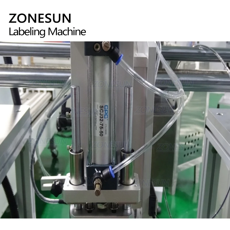 ZONESUN XL-T853 Автоматическая плоская поверхность банок пищевой производственной линии Этикетировочная машина аппликатор этикеток Квадратная бутылка наклейка этикетка