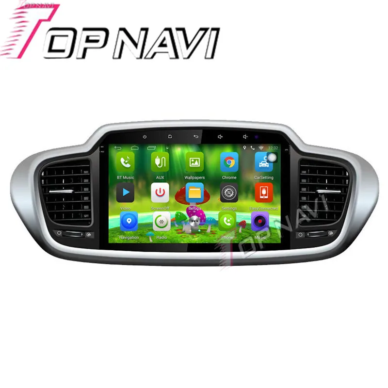 Topnavi 10.1 ''4 ядра Android 6.0 автомобиль GPS навигации для Kia Sorento 2015 Радио аудио стерео без DVD