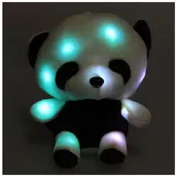 Красочный яркий свет Подушка разноцветные флэш-свет плюшевые енот куклы милые световой мягкую игрушку Подарки