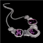 Модное ожерелье с искусственным жемчугом, цепочка со стразами и кристаллами, ожерелье-чокер с подвеской и подвеской, массивное ожерелье для женщин