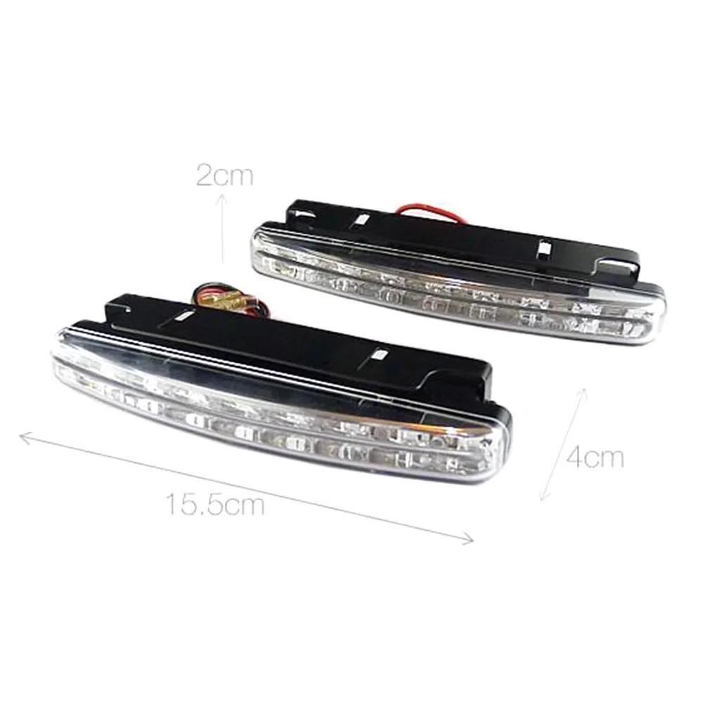 2pcs/Set Super Bright Day Light White Car lights Daytime Running Light