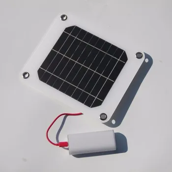 

BUHESHUI Portable Solar Charger 5W Solar Panel Chager 5V USB Output Power Supply Outdoor 2pcs/lot New High Efficiency